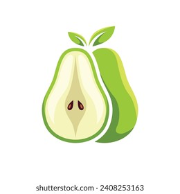 Ilustración vectorial de la oreja aislada en fondo blanco