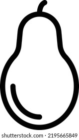 Birne Vektorgrafik auf transparentem Hintergrund.Premium-Qualität symmbols.Stroke Vektorsymbol für Konzept und Grafikdesign.