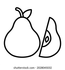 Pear Outline High Res Stock Images Shutterstock