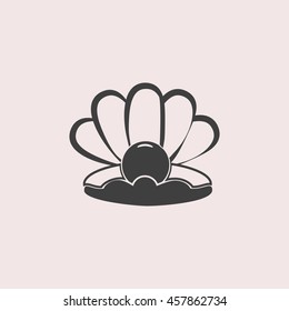 Pear web icon. Isolated illustration