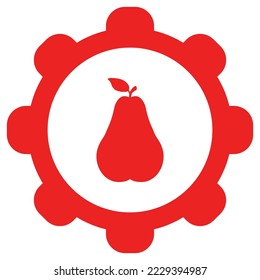 Oso y rueda en blanco