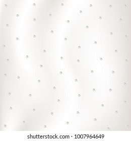 Pearl. Abstract vector background. Decoration. White. Satin fabric.