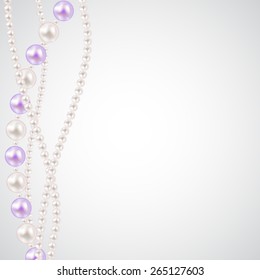 Pearl Background. Vector Illustration EPS10