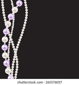 Pearl Background. Vector Illustration EPS10