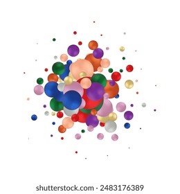 A pearl ball foat in the air Minimal style Cosmetic background product stand presentation 3d rendering