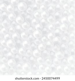 Pearl bead texture background vector