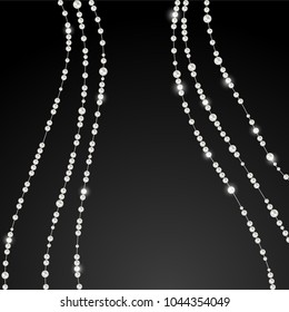 Pearl. Beads. Jewelry. Threads. Decoration.