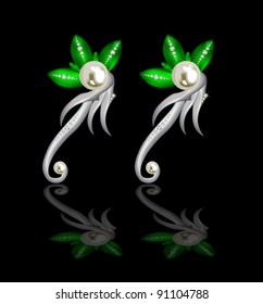 pearl brooch