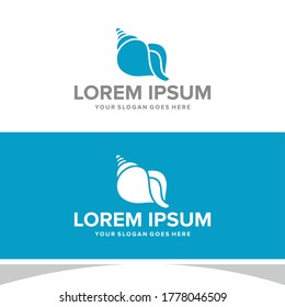 
Plantilla de logotipo del icono del vector de ostión de la clam perla