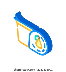 pearl cups isometric icon vector. pearl cups sign. isolated symbol illustration