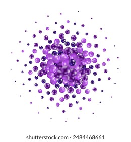 Pearl. Falling Gems Abstract Background. Shiny Design. Vector illustration. Collection. Luxury Beautiful Shining Jewellery Background with Pearls.