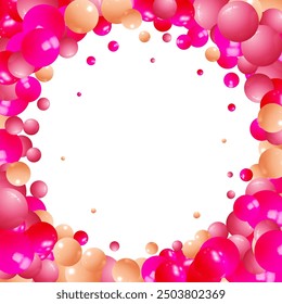 Pearl. Falling Gems Abstract Background. Shiny Design. Vector illustration. Collection. Luxury Beautiful Shining Jewellery Background with Pearls.