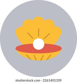 Diseño de iconos de vectores planos Pearl
