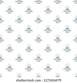 Pearl gem pattern vector seamless repeat for any web design