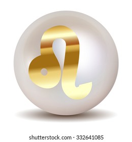 Pearl - Gold HOROSCOPE SIGNS OF THE ZODIAC Leo 21 July - 19/22 August.