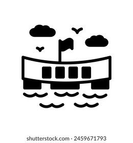 Pearl Harbor  icon in vector. Logotype
