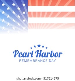 Pearl harbor remembrance day background.