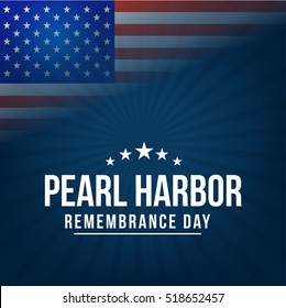 Pearl harbor remembrance day background.