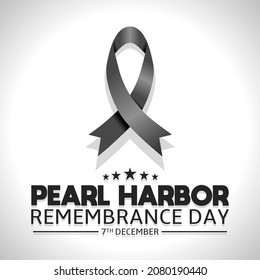Pearl Harbor Remembrance day theme poster. Vector illustration. Suitable for Poster, Banners, campaign and greeting card.