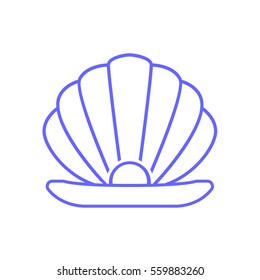 Pearl icon flat.