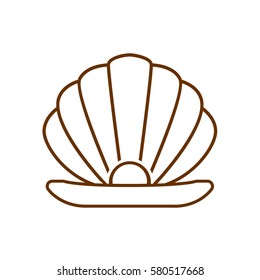 Pearl icon flat.