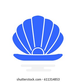 Pearl icon flat.