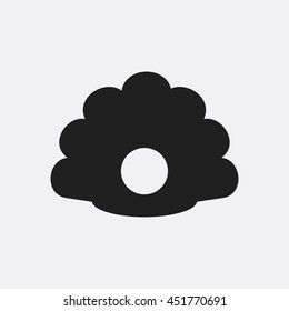 Pearl icon illustration isolated vector sign symbol