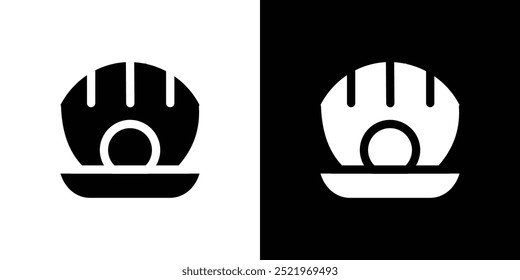 Pearl icon set vector illustration