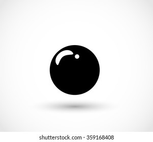 Pearl icon vector