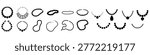 Pearl icon vector set. Necklace illustration sign collection. jewel symbol. Gem logo.