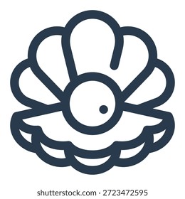 Pearl de Kuwait Vector Icon