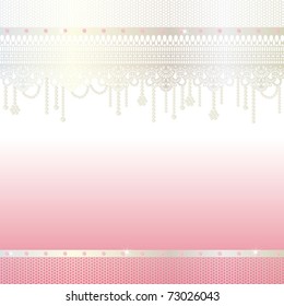 pearl and lace background