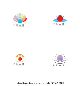 Pearl Logo Design Vector for Company Logo Design and Fashion Icon