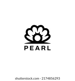 Pearl Logo Design vector illustration isolated background