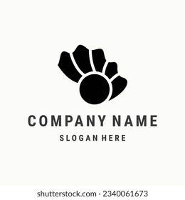 Pearl logo template vector illustration design