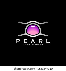 Pearl Logo Template, Vector Stock Image