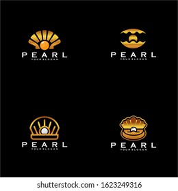 Pearl Logo Template, Vector Stock Image