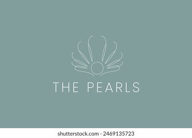 pearl logo vector icon illustration