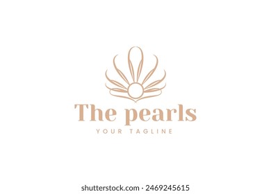 pearl logo vector icon illustration