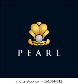The Pearl Logo Vector Stock