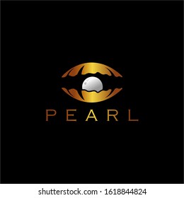The Pearl Logo Vector Stock