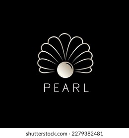 PEARL LOGO VECTOR SYMBOL BEAUTY