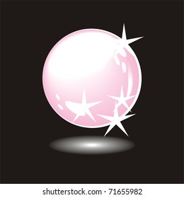 pearl  or magic crystal ball