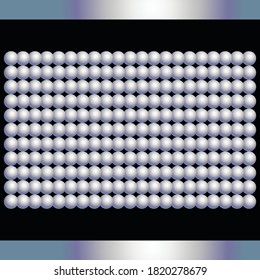 Pearl mesh on a black background.