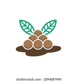 Pearl milk tea, Vector, Illustration, Icon.