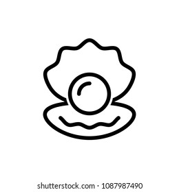pearl in mussel icon