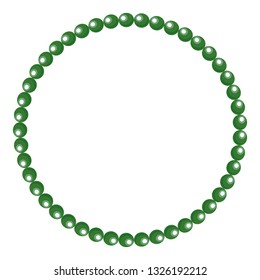 pearl necklace frame