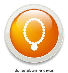 pearl necklace icon