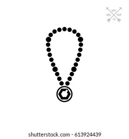 Pearl Necklace with Pendant Icon