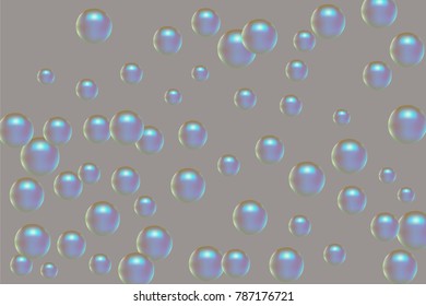 Pearl pattern. Gentle pearls background. Vector illustration for invitation, card, celebration, party, carnival, festive holiday and Your project. Gentle brown Background